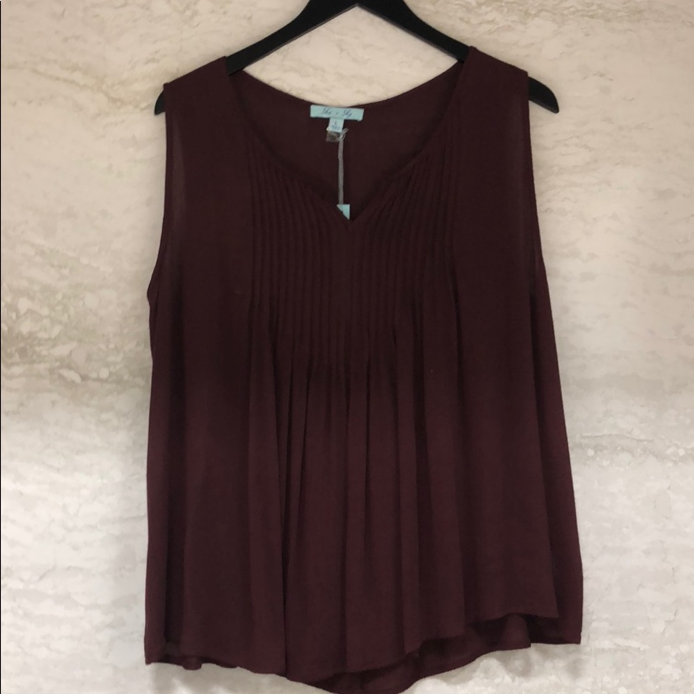 Maroon blouse